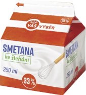 Čerstvá smetana ke šlehání 33 % Váš Výběr