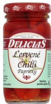 Chilli papričky červené Delicias