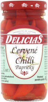 Chilli papričky červené Delicias