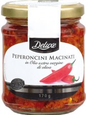 Chilli papričky v olivovém oleji Deluxe