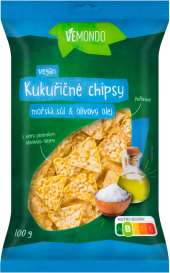 Chipsy kukuřičné Vemondo