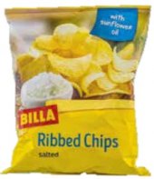 Chipsy vroubkované Billa