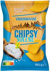 Chipsy vroubkované Snack Day
