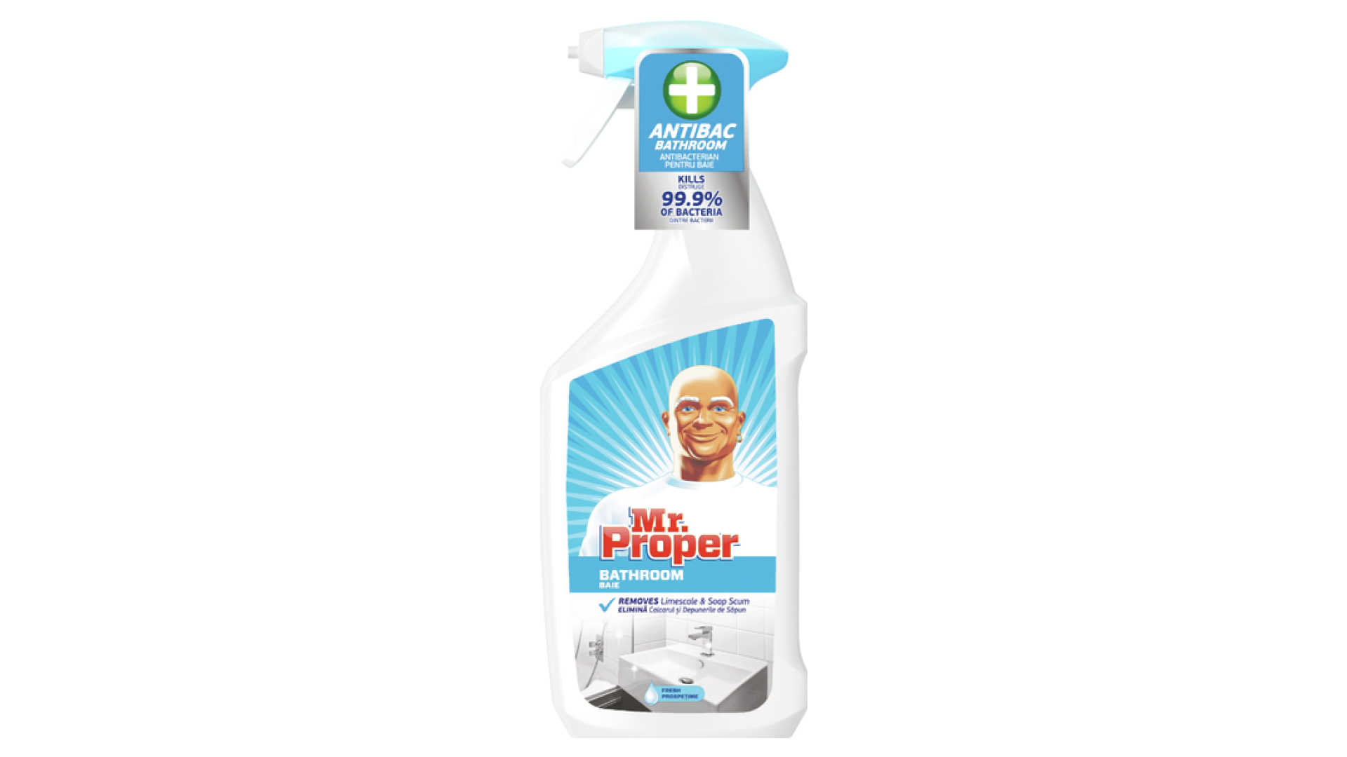 Čistič koupelen Mr. Proper levně | Kupi.cz