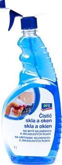 Čistič oken a skel ve spreji Aro