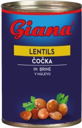 Čočka ve slaném nálevu Giana