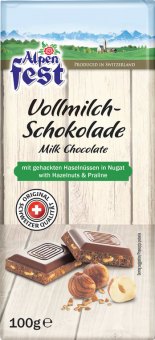 Čokoláda švýcarská Alpen Fest