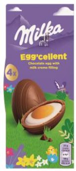 Čokoládová vajíčka EggCellent Milka