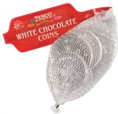 Čokoládové mince Tesco