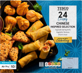 Zeleninová směs ve filo těstě Crispy Chinese Inspired Selection mražená Tesco