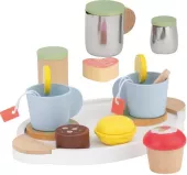 Dětská dřevěná čajová sada Lupilu