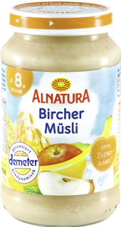 Dětská přesnídávka Bircher bio Alnatura