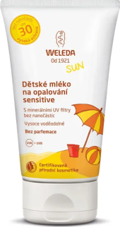 Dětské mléko na opalování Sensitive OF 30 Weleda