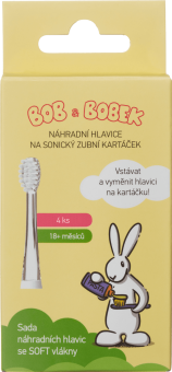 Dětský sonický zubní kartáček Bob a Bobek - náhradní hlavice