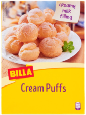 Dezert s náplní mražený Cream Puffs Billa