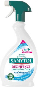 Dezinfekční čističe ve spreji Sanytol