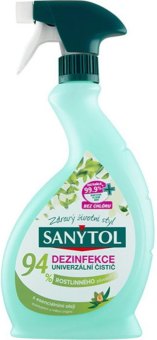 Dezinfekční univerzální čistič rostlinného původu ve spreji Sanytol