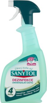 Dezinfekční univerzální čistič ve spreji 4 účinky Sanytol