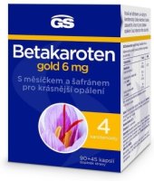 Doplněk stravy Betakaroten gold s měsíčkem a šafránem 6 mg GS