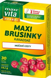 Doplněk stravy Brusinky Herbal MaxiVita