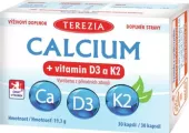 Doplněk stravy Calcium + vitamin D3 a K2 Terezia