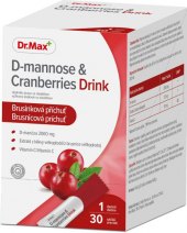 Doplněk stravy D-mannose & Cranberries Drink Dr.Max