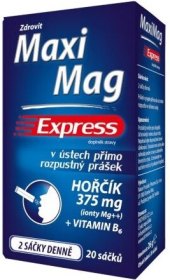 Doplněk stravy Express Hořčík + B6 MaxiMag Zdrovit