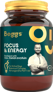 Doplněk stravy Focus & Energy Marek Dvořák Beggs