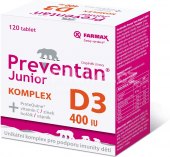 Doplněk stravy Junior Komplex D3 400 IU Preventan