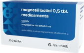 Doplněk stravy Magnesii lactici Medicamenta 0,5 Glenmark