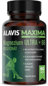 Doplněk stravy Magnezium Ultra+B6 Maxima Alavis