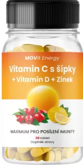 Doplněk stravy MOVit Energy Vitamin C + D + Zn
