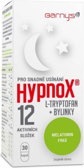 Doplněk stravy na usínání HypnoX L-tryptofan + bylinky Barny's