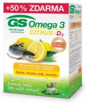 Doplněk stravy Omega 3 + D3 GS