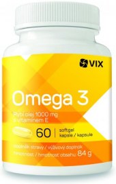 Doplněk stravy Omega 3 + E VIX