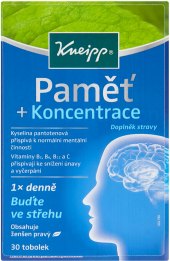 Doplněk stravy Paměť + Koncentrace Kneipp