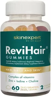 Doplněk stravy podpora růstu ReviHair Gummies skinexpert BY DR.MAX