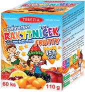 Doplněk stravy pro děti Rakytníček Frutty + živé kultury Terezia