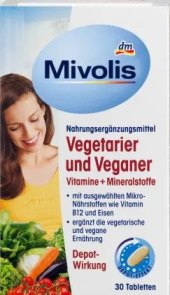 Doplněk stravy pro vegany a vegetariány Mivolis