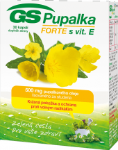 Doplněk stravy Pupalka forte s vitamínem E GS