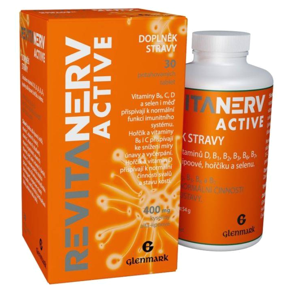 Dopln k Stravy Revitanerv Active Glenmark Pharmaceuticals S r o Levn 