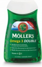 Doplněk stravy rybí olej Omega 3 Double Möller's