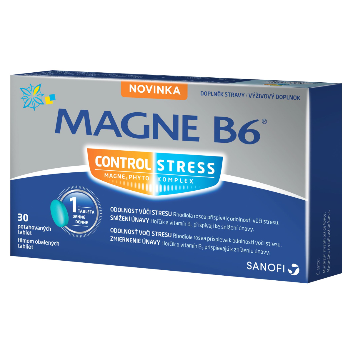 Doplněk stravy tablety Control Stress Magne B6 Sanofi levně | Kupi.cz