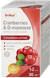 Doplněk stravy tablety Cranberry & D-mannose Dr.Max