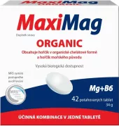 Doplněk stravy tablety hořčík Mg+B6 Organic Maximag