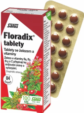Doplněk stravy tablety se železem a vitamíny Floradix Salus