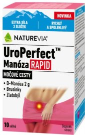 Doplněk stravy UroPerfect Manóza Rapid Swiss NatureVia