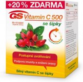 Doplněk stravy Vitamin C 500 se šípky GS
