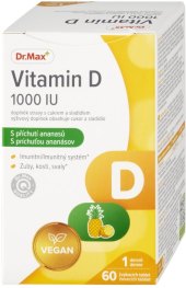 Doplněk stravy Vitamin D 1000 I.U. Dr.Max