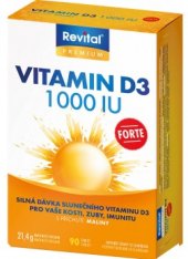 Doplněk stravy Vitamín Forte D3 1000 IU Revital Vitar